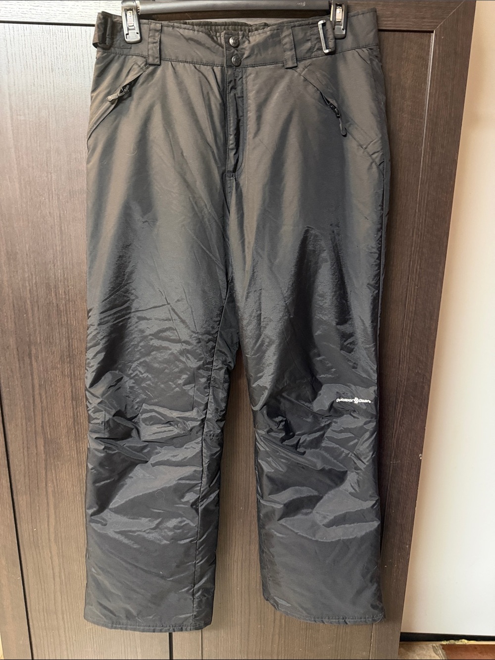 Black Insulated Snow Joggers - Unbranded